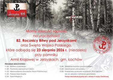 Zapraszamy na uroczystości 82. Rocznicy Bitwy pod Jerzyskami
