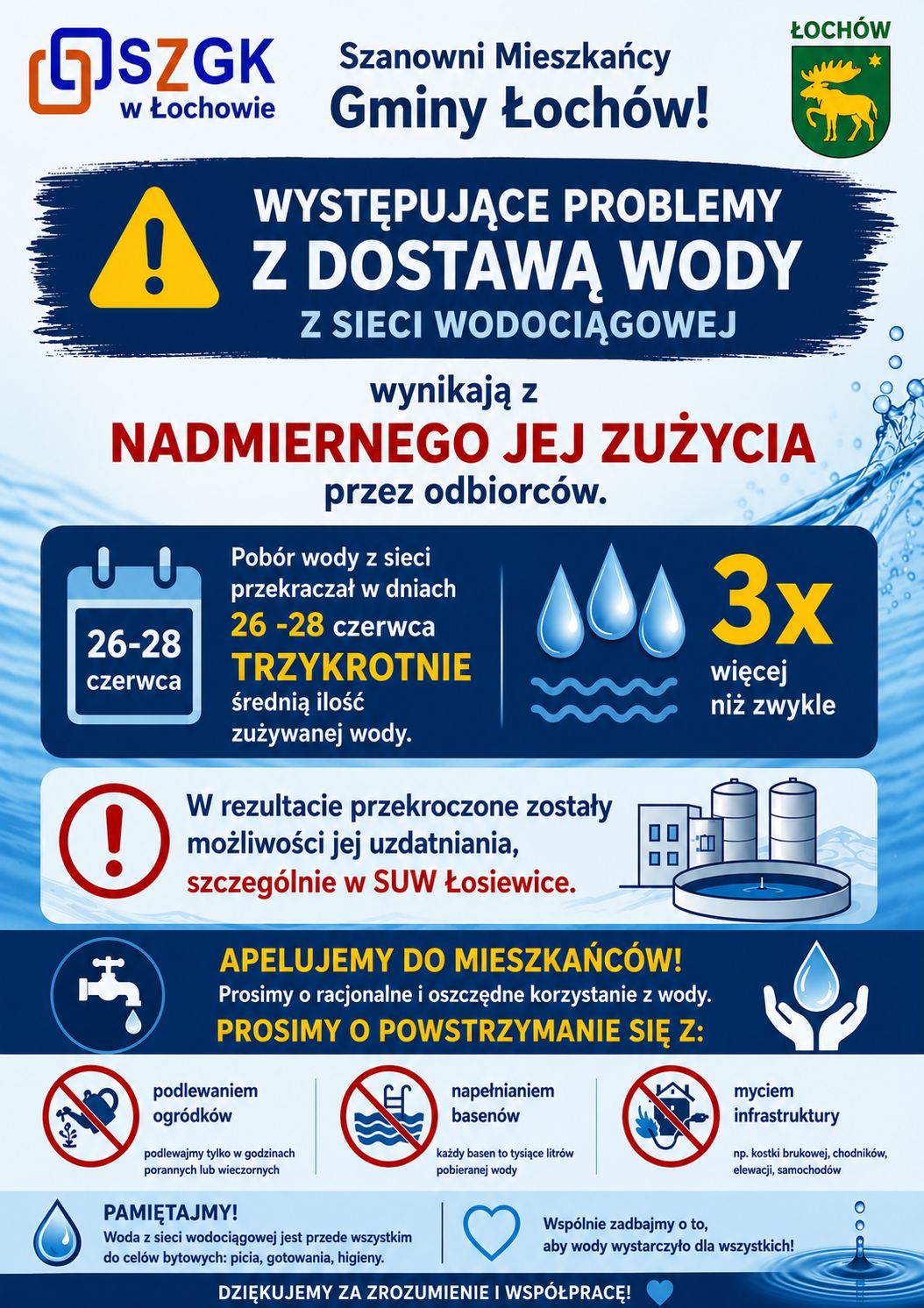Apel do mieszkańc&oacute;w