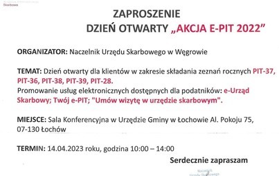 Zdjęcie do Zaproszenie na dzień otwarty PIT 2022