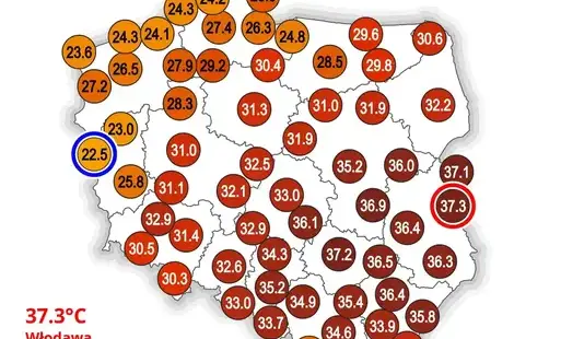 Zdjęcie do IMGW Zasięg ostrzeżeń w wojew&oacute;dztwie